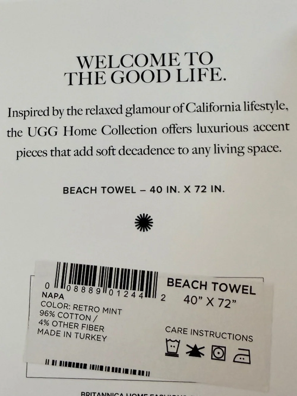 UGG Napa Striped Beach Towel 40
